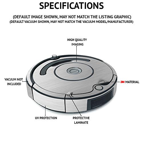 עורות אדירים עור אדיסקינס תואם ל- iRobot Roomba S9+ Vacuum - כחול אקרילי |, עמידה וייחודית כיסוי